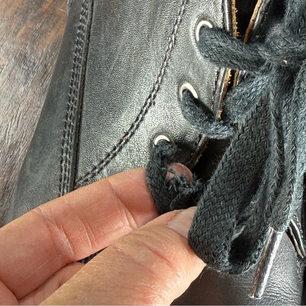 Tommy Bahama Edisto Leather Chukka Boots Men’s‎ 11 Black Lace-Up Casual